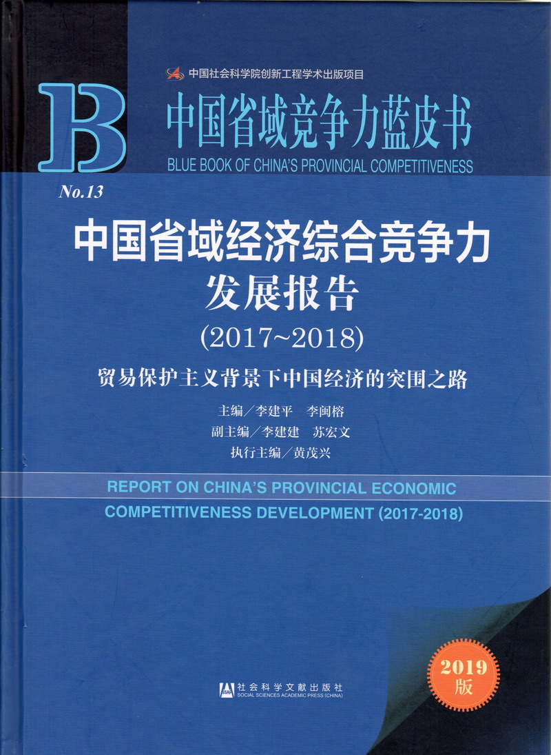 尻屄网站在线看中国省域经济综合竞争力发展报告（2017-2018）